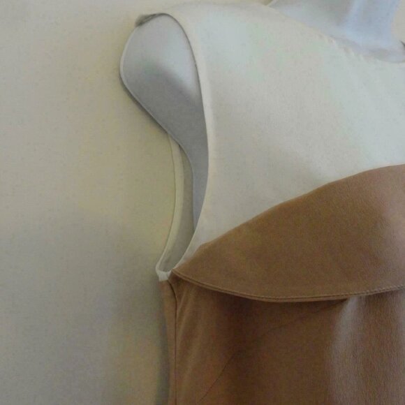 New MARNI Blush Ivory Silk Round Neck Sleeveless Blouse Shirt Top 44/10 - Picture 3 of 5